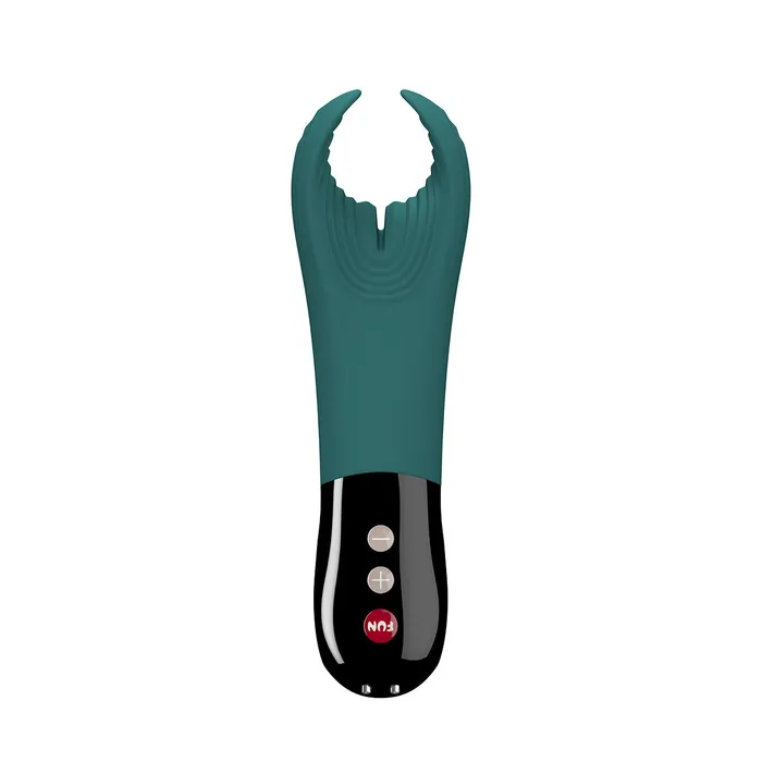 Male Sex Toys Fun Factory Fun Factory Manta Vibrating Penis Stroker Deep Blue