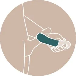 Male Sex Toys Fun Factory Fun Factory Manta Vibrating Penis Stroker Deep Blue