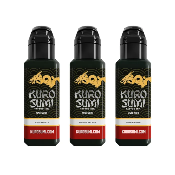Male Sex Toys Kuro Sumi Bronze Lining Shading Set Kuro Sumi Tattoo Ink Pick Size
