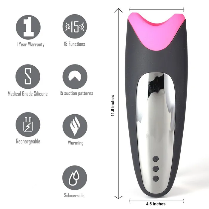 Male Sex Toys Maia Piper Masturbator USB Rechargeable MultiFunction Suction Maia Toys Male Sex Toys Maia Piper Masturbator USB Rechargeable MultiFunction Suction Maia Toys