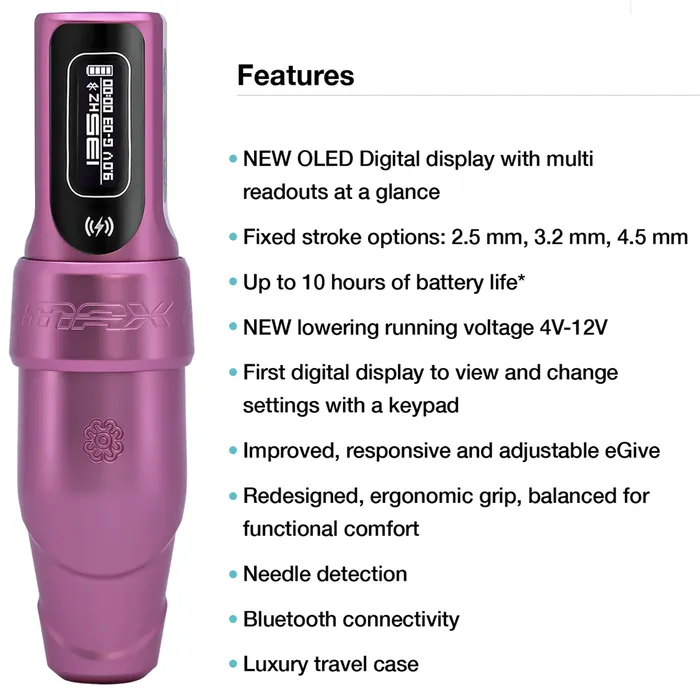 Male Sex Toys Microbeau Flux S Max Permanent Makeup Machine Pick Color and Stroke Length Microbeau