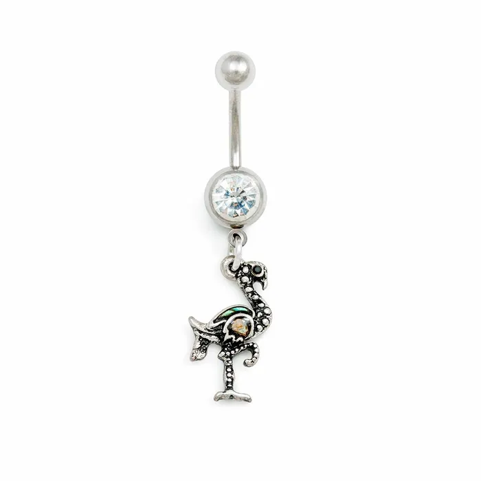 Male Sex Toys Painful Pleasures 14g 38 Vintage Flamingo Dangle Belly Button Ring Male Sex Toys Painful Pleasures 14g 38 Vintage Flamingo Dangle Belly Button Ring