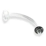 Male Sex Toys Painful Pleasures 14G NAVEL RETAINER BELLY BUTTON RING HIDE IT