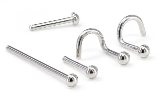 Male Sex Toys Painful Pleasures 18g Steel Nose Screw Bone Fishtail Dome Nose Body Jewelry Male Sex Toys Painful Pleasures 18g Steel Nose Screw Bone Fishtail Dome Nose Body Jewelry