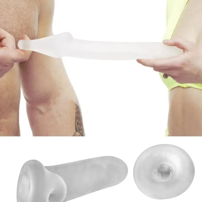Male Sex Toys Perfect Fit Brand Fat Boy Ultra Fat 55 Inch Penis Girth Extender Sleeve with Ball Strap