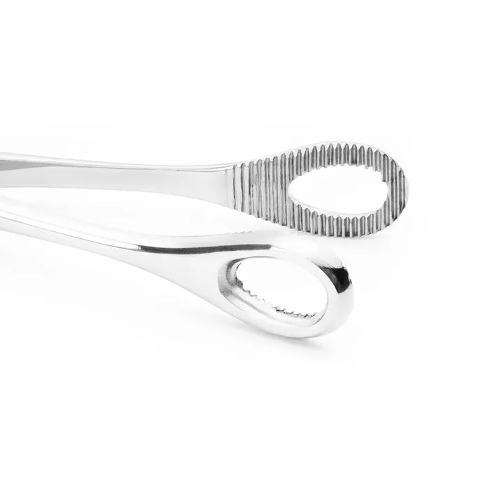 Male Sex Toys Pierced Tools Forester Sponge 7 NonSlotted Steel Forceps