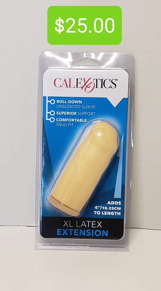 Male Sex Toys Pleasher Spot XL Latex Extension