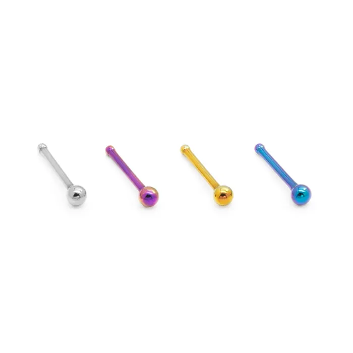 Male Sex Toys Tilum 20g Titanium Nose Bone with Ball Tilum