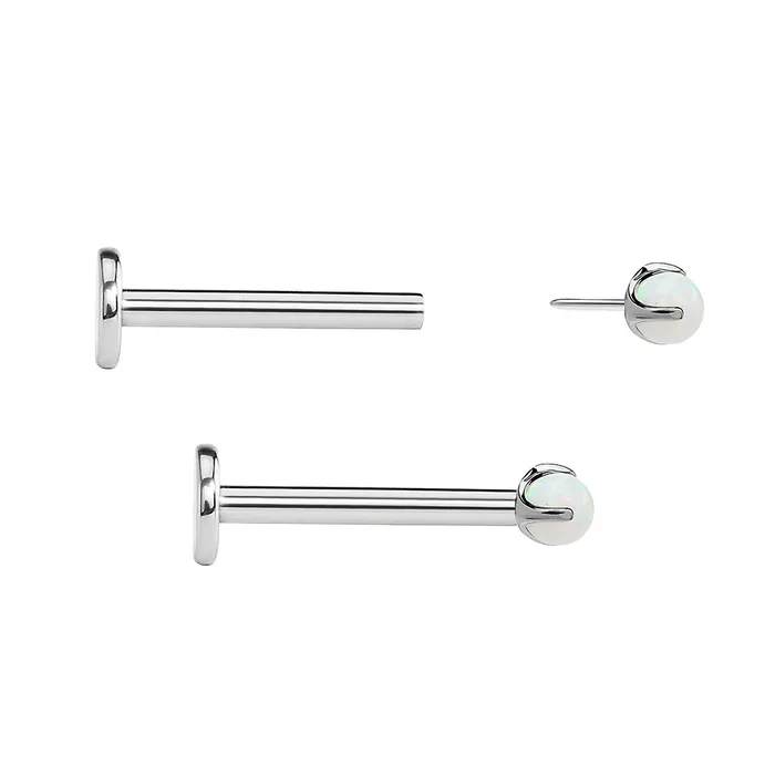 Male Sex Toys Tilum Tilum Titanium Threadless Pronged Opal Ball Price Per 1