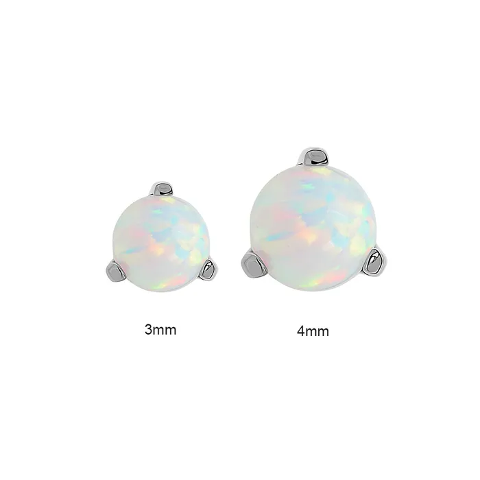 Male Sex Toys Tilum Tilum Titanium Threadless Pronged Opal Ball Price Per 1