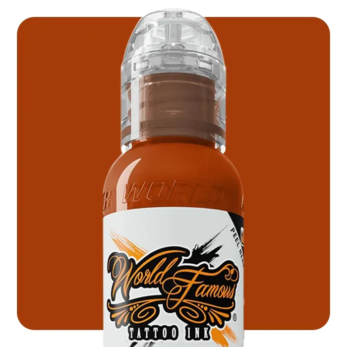 Male Sex Toys World Famous Burnt Orange World Famous Tattoo Ink Pick Size