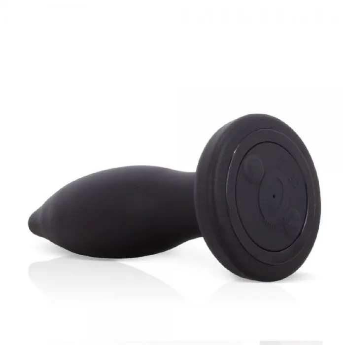My Secret Silicone Remote Controlled Vibrating Butt Plug Black Screaming O Anal