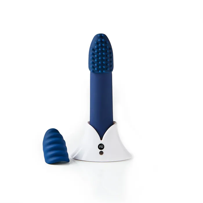 NU Sensuelle POINT PLUS 20Function Bullet With Silicone Tips Navy Blue NU Sensuelle Vibrators