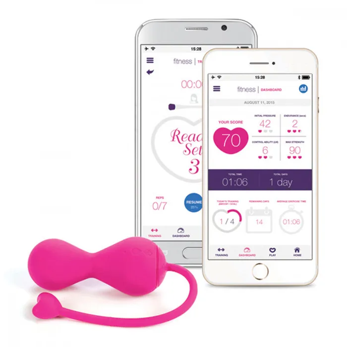 OhMiBod Female Sex Toys OhMiBod Krush Smart Kegel Fitness Balls with Sensors OhMiBod Female Sex Toys OhMiBod Krush Smart Kegel Fitness Balls with Sensors