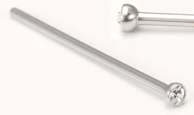 Painful Pleasures Anal 20g BezelSet Jewel Nose Fishtail Jewelry Martini Glass Style Painful Pleasures Anal 20g BezelSet Jewel Nose Fishtail Jewelry Martini Glass Style