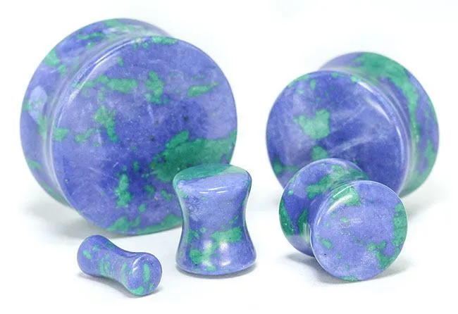 Painful Pleasures Anal Azurite Malachite Stone Plug Price Per 1