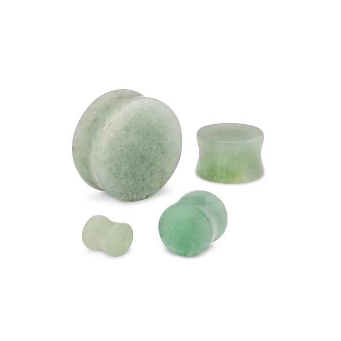 Painful Pleasures Anal Green Aventurine Stone Plug Price Per 1