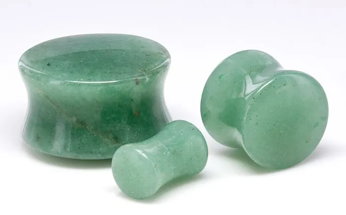 Painful Pleasures Anal Green Aventurine Stone Plug Price Per 1