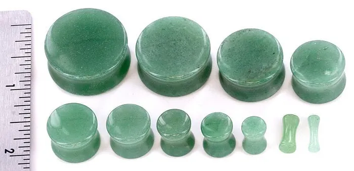 Painful Pleasures Anal Green Aventurine Stone Plug Price Per 1