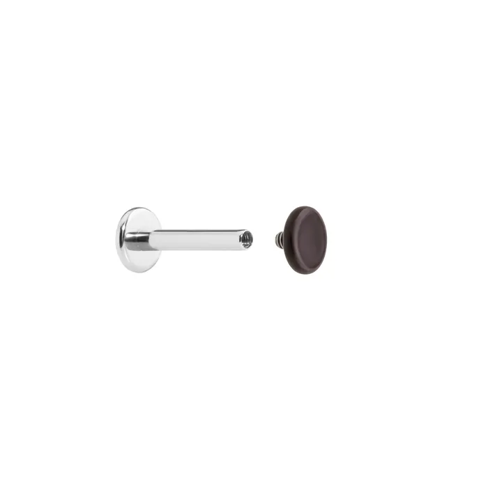 Painful Pleasures Dildos 14g 12g Internally Threaded Skin Tone Disc Top Price Per 1