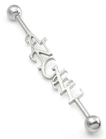 Painful Pleasures Female Sex Toys 14g 175 Angel Industrial Barbell