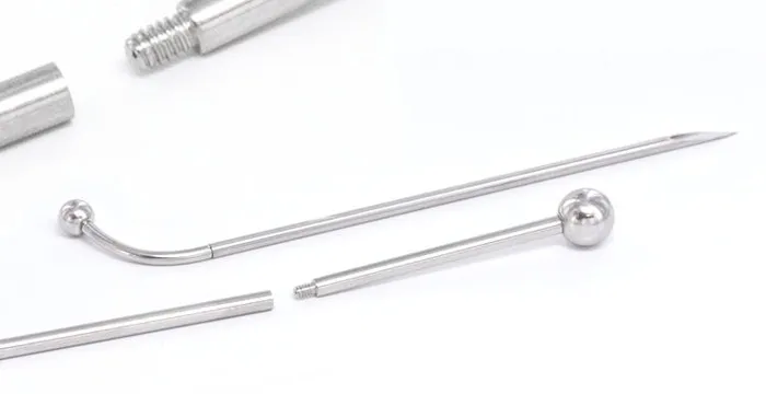 Painful Pleasures Vibrators 16g EZ Piercing Circular Barbell StepDown Threaded Painful Pleasures Vibrators 16g EZ Piercing Circular Barbell StepDown Threaded