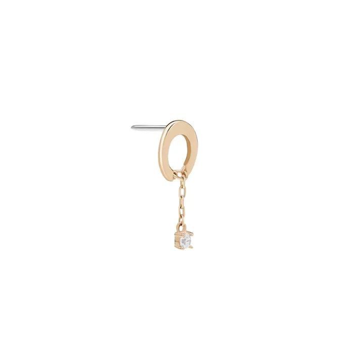 Painful Pleasures Vibrators Tilum Ringlet 14kt Yellow Gold Threadless Top Price Per 1