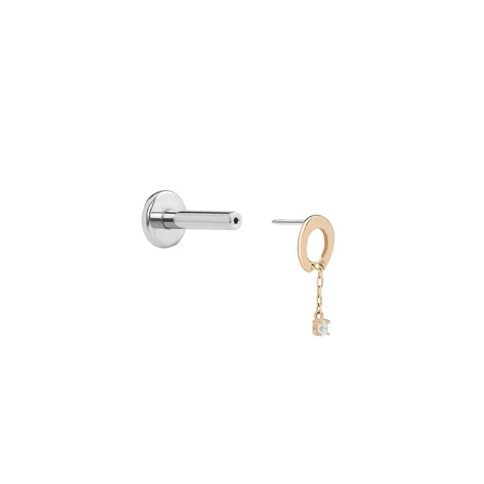 Painful Pleasures Vibrators Tilum Ringlet 14kt Yellow Gold Threadless Top Price Per 1