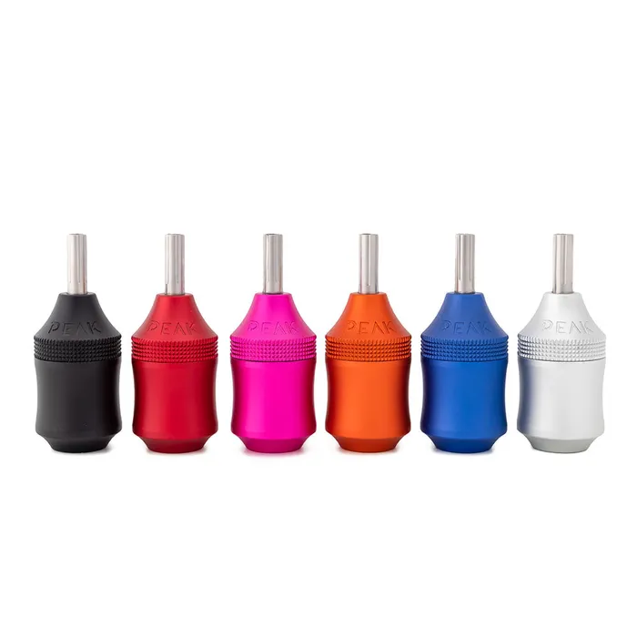 Peak Male Sex Toys Peak Trona Aluminum 34mm Adjustable Cartridge Grip Silver