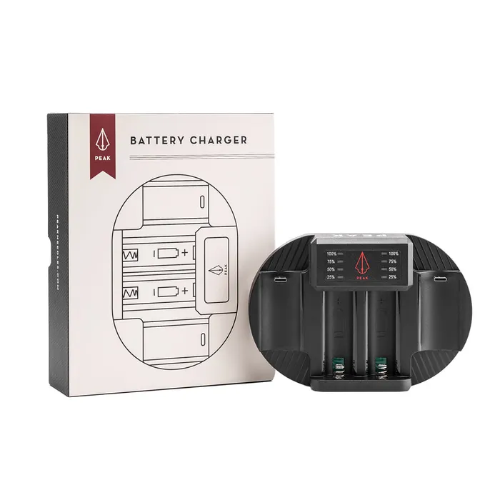 Peak Vibrators Peak Charging Dock Forge Reloadable Battery Packs Bundle