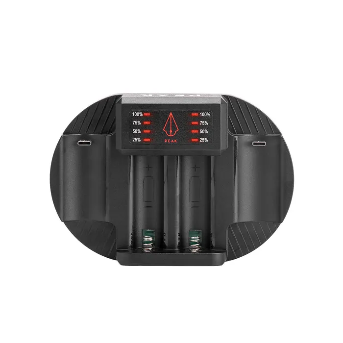 Peak Vibrators Peak Charging Dock Forge Reloadable Battery Packs Bundle