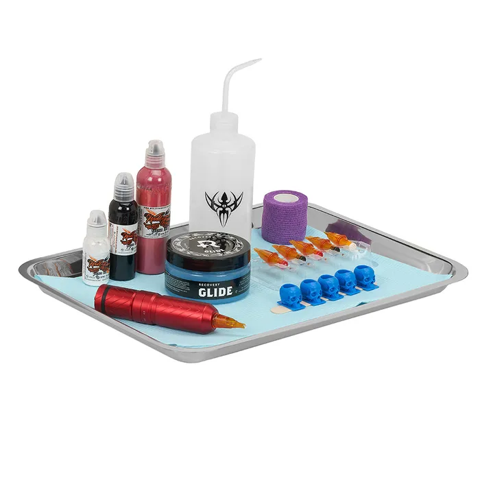 Pierced Tools Anal Surgical Steel Tattoo Piercing Tray Set of 4