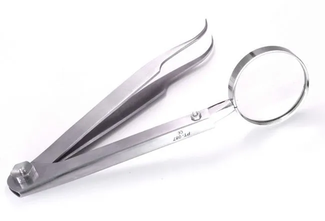 Pierced Tools Male Sex Toys Large Tweezers 5 with Magnifying Glass