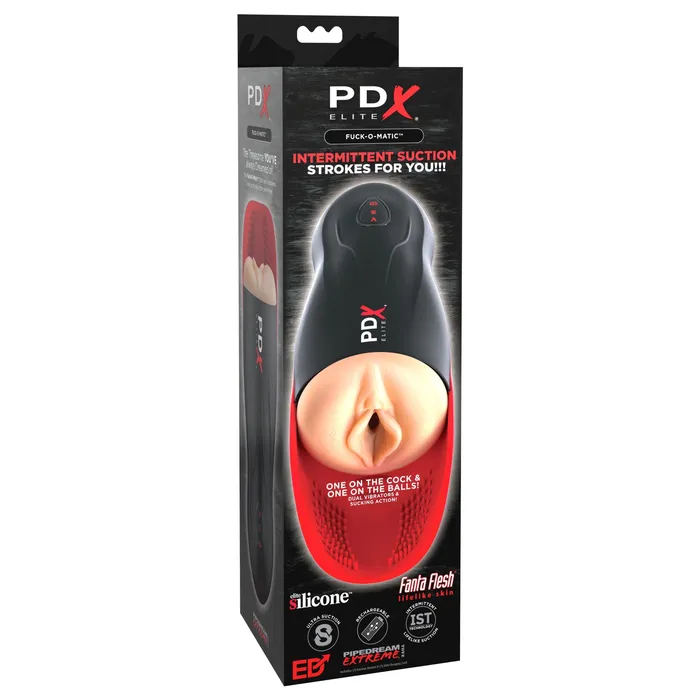 Pipedream Products Male Sex Toys FuckOMatic Sucking Pussy with Ball Stroker