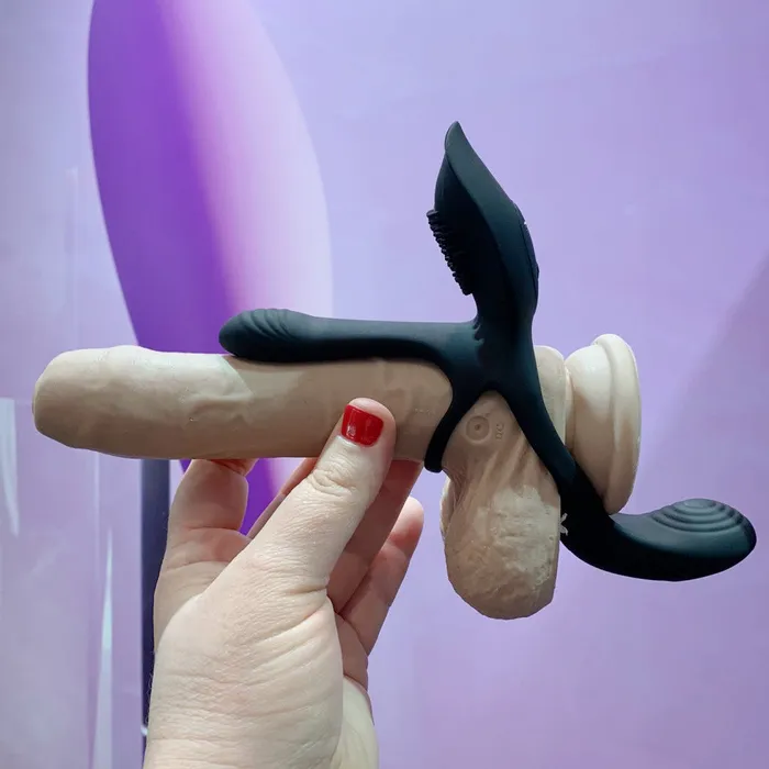 Playboy The Three Way Couples Vibrating Cock Ring Enhancer Evolved Novelties Couples