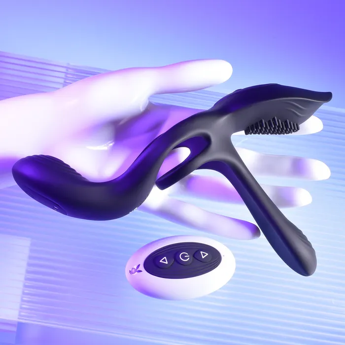 Playboy The Three Way Couples Vibrating Cock Ring Enhancer Evolved Novelties Couples