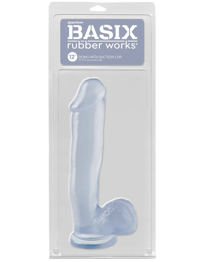 Pleasher Spot Dildos Basix 12 Inch Dong