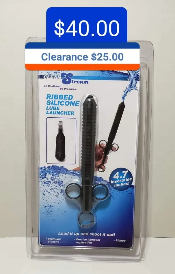 Pleasher Spot Female Sex Toys Ribbed Silicone Lube Launcher