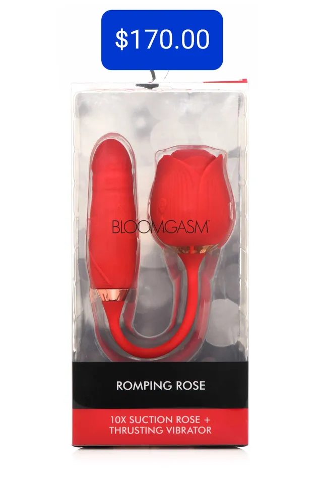 Pleasher Spot Vibrators Bloomgasm Romping Rose