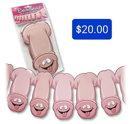 Pleasher Spot Vibrators Party Banners