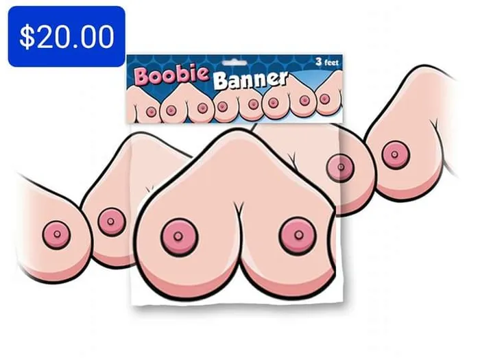 Pleasher Spot Vibrators Party Banners