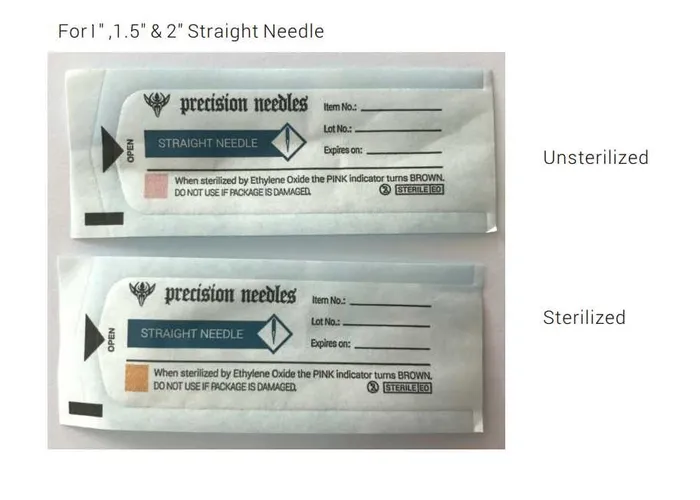 Precision Needles 11g Sterilized 15 Body Piercing Needles Box of 50 Female Sex Toys