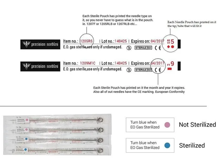 Precision Round Liner Premade Sterilized Tattoo Needle on Bar Price Per Needle Precision Needles Female Sex Toys