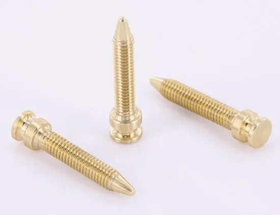 Precision Vibrators Short Brass Contact Screw M4 Metric Version 8