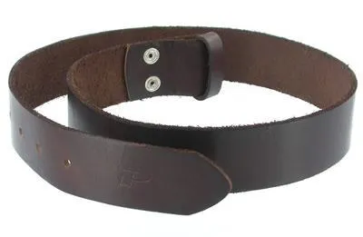 Premium Leather Buckle Belt Brown Painful Pleasures Restraints