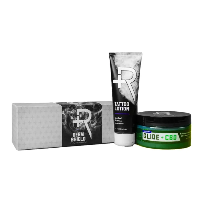 Recovery Favorites Kit Derm Shield Tattoo Lotion CBD Glide Recovery Couples Recovery Favorites Kit Derm Shield Tattoo Lotion CBD Glide Recovery Couples
