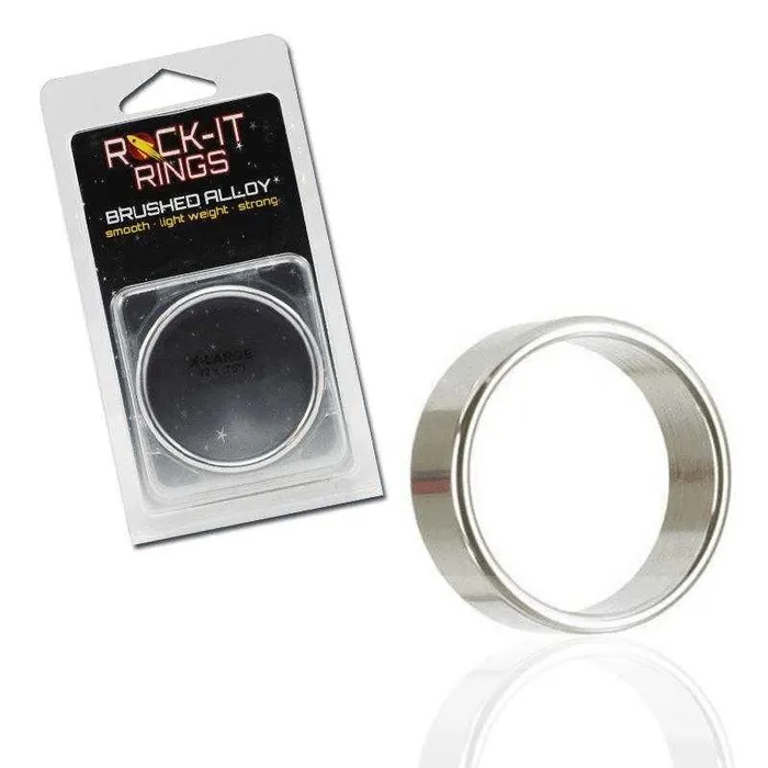 RockIt Rings LLC Male Sex Toys RockIt Rings Brushed Alloy Metallic CRing XL 2 Diameter 34 thick RockIt Rings LLC Male Sex Toys RockIt Rings Brushed Alloy Metallic CRing XL 2 Diameter 34 thick
