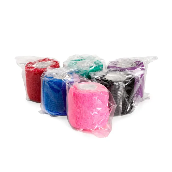 Saferly Anal Saferly 2 Medical Cohesive Wrap Assorted Colors Case of 36