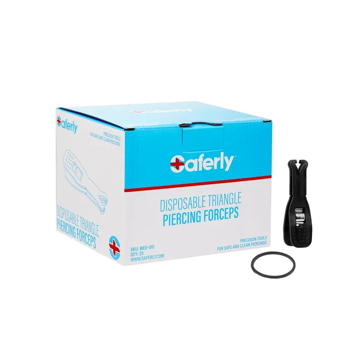 Saferly Triangle Disposable Piercing Forceps Saferly Vibrators