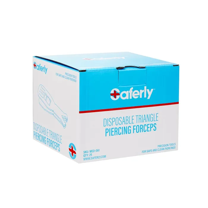 Saferly Triangle Disposable Piercing Forceps Saferly Vibrators
